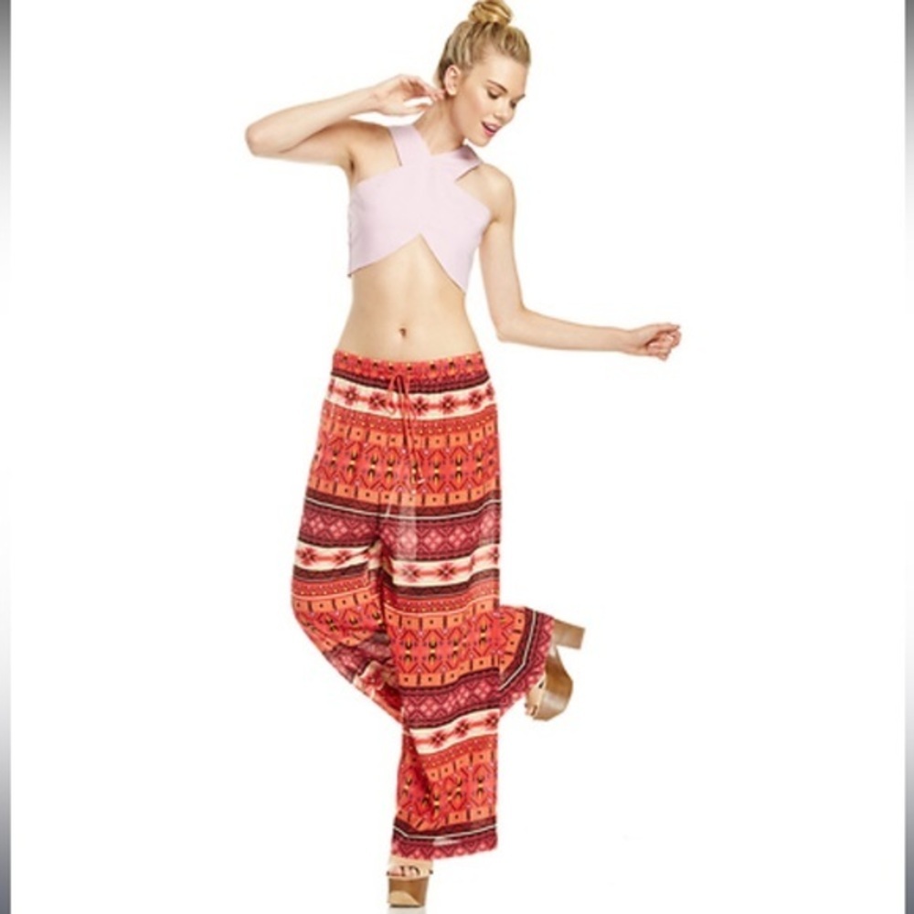 RAGA TRIBAL PRINT PALAZZO PANTS